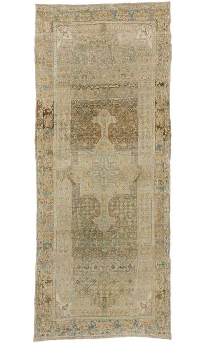 4 x 10 Antique Persian Bijar Runner 53242