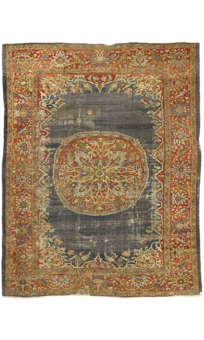 9 x 12 Antique Persian Sultanabad Rug 76796