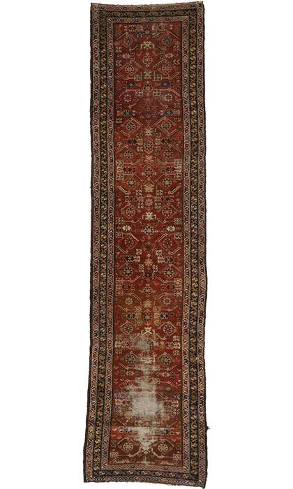 3 x 12 Antique Persian Mahal Rug 77555