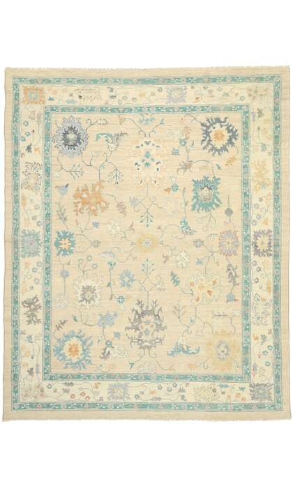 10 x 12 Colorful Oushak Rug 80550