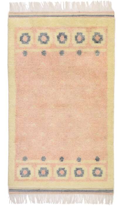 3 x 5 New Contemporary Pink Moroccan Rug 30615