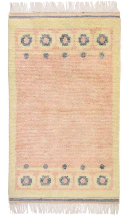 3 x 5 Swedish Pink Moroccan Rug 30615