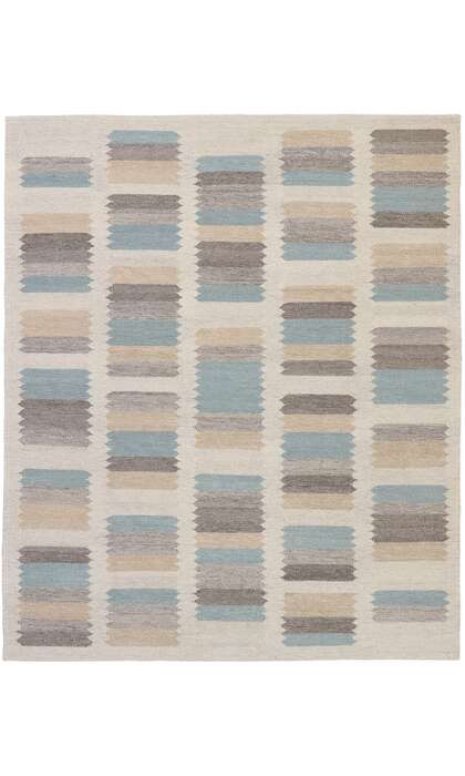 8 x 10 Swedish Kilim Rug 30616
