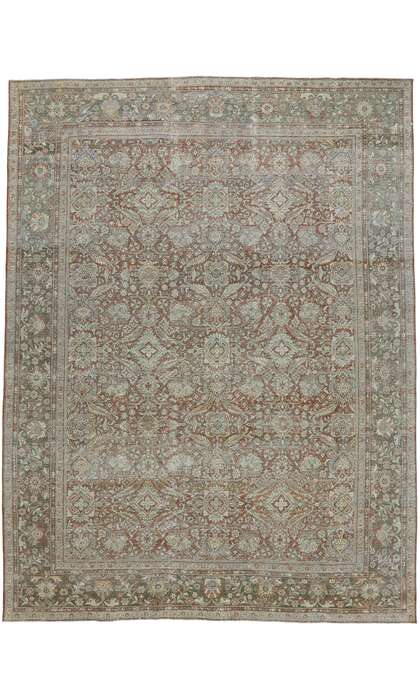 10 x 14 Antique Persian Mahal Rug 53232