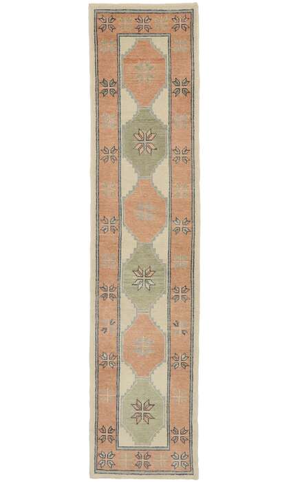 3 x 13 Modern Oushak Rug Runner 53264