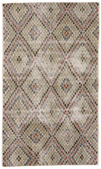 4 x 6 Vintage Turkish Sivas Rug 53341