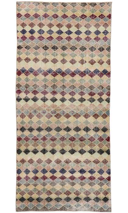 4 x 10 Vintage Turkish Sivas Rug 53363