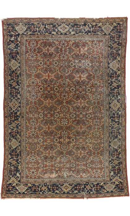 8 x 12 Antique Persian Mahal Rug 77572