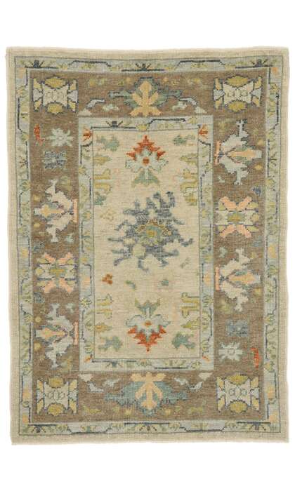 4 x 5 Turkish Oushak Rug 53422