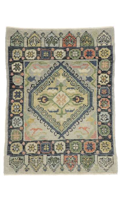 4 x 5 Turkish Oushak Rug 53428