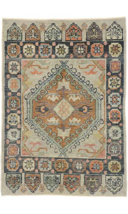 4 x 6 Turkish Oushak Rug 53429