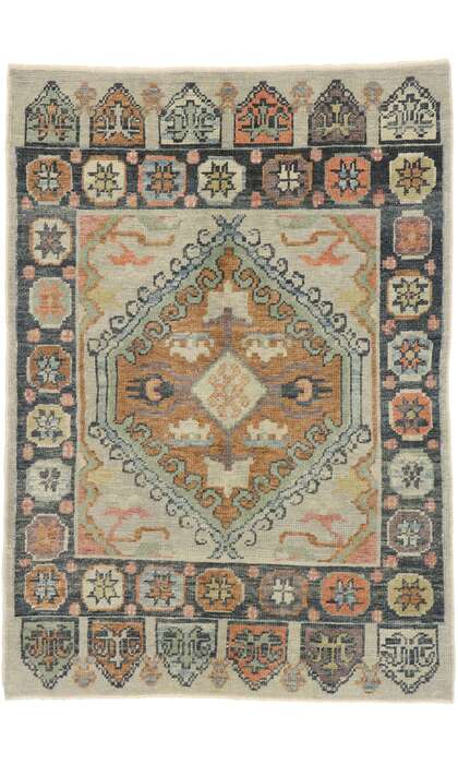 4 x 6 Turkish Oushak Rug 53429