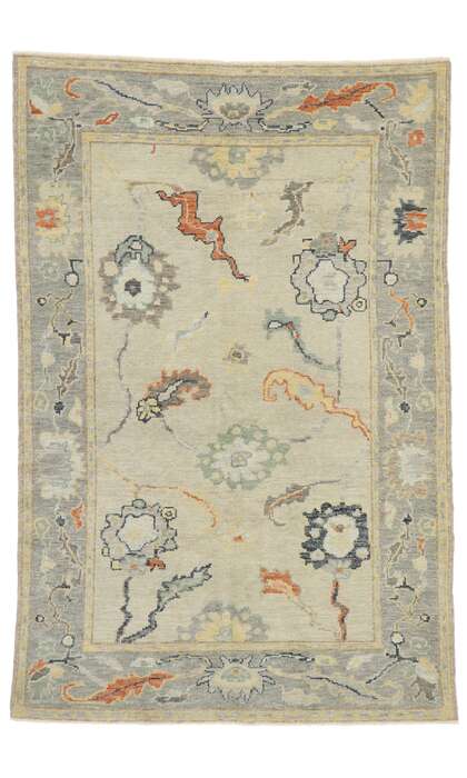 5 x 7 Turkish Oushak Rug 53430