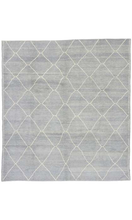 8 x 9 Turkish Gray Moroccan Rug 53439