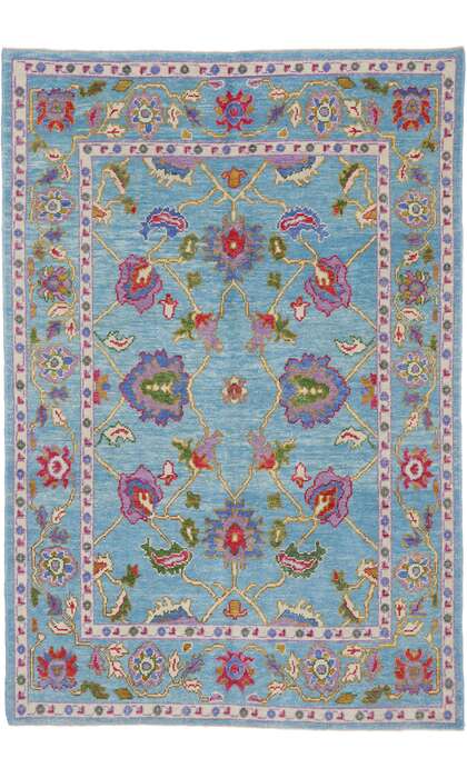 6 x 9 Turkish Oushak Rug 53462