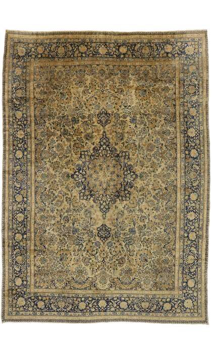 10 x 14 Antique Kerman Rug 73582