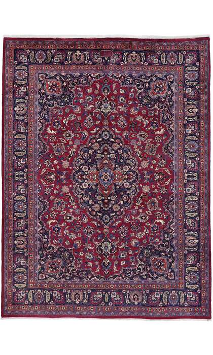 8 x 11 Vintage Mashad Rug 75669