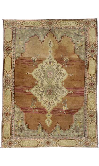 4 x 5 Vintage Oushak Rug 51695