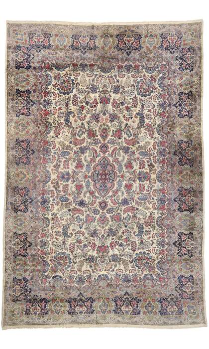 12 x 18 Antique Persian Kerman Rug 74979