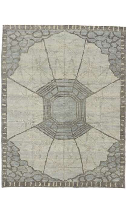 9 x 12 Contemporary Turkish Oushak Rug 53501