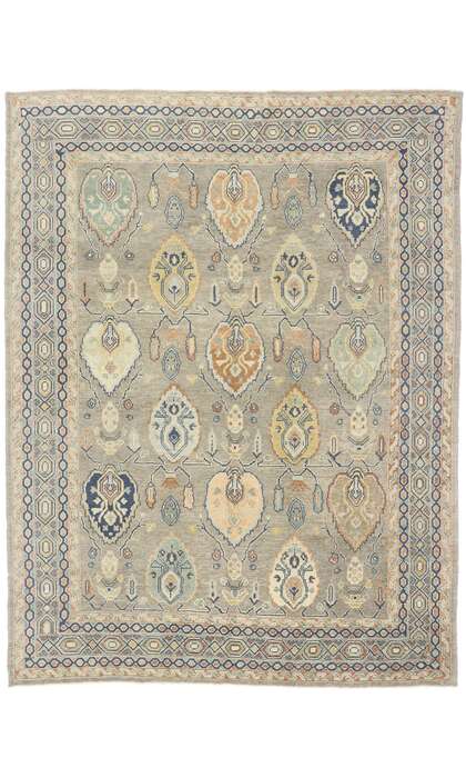 9 x 12 Contemporary Turkish Oushak Rug 53513