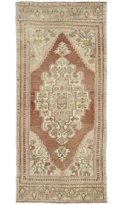 3 x 6 Vintage Turkish Oushak Rug 53518