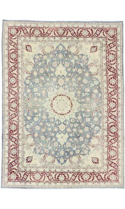 8 x 11 Antique Persian Tabriz Rug 60874