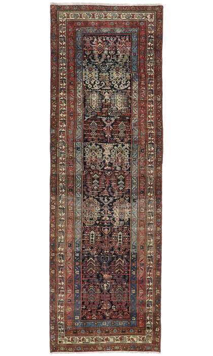 4 x 12 Antique Persian Malayer Runner 60875