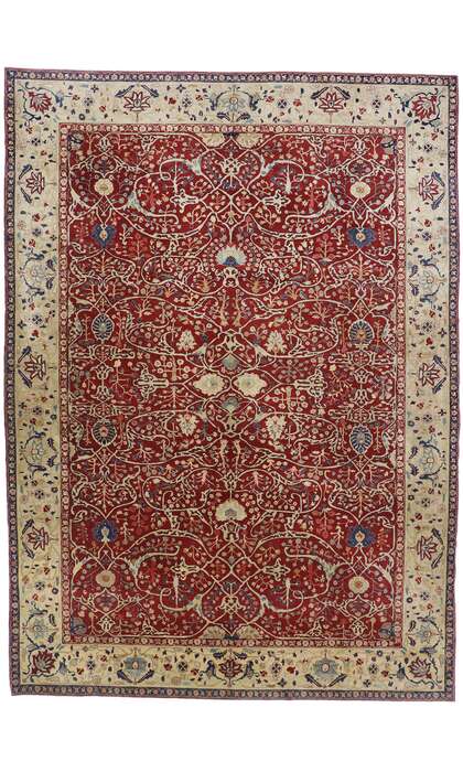 10 x 14 Antique Persian Agra Rug 77643