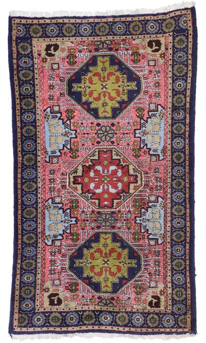 3 x 5 Vintage Persian Ardabil Rug 77657