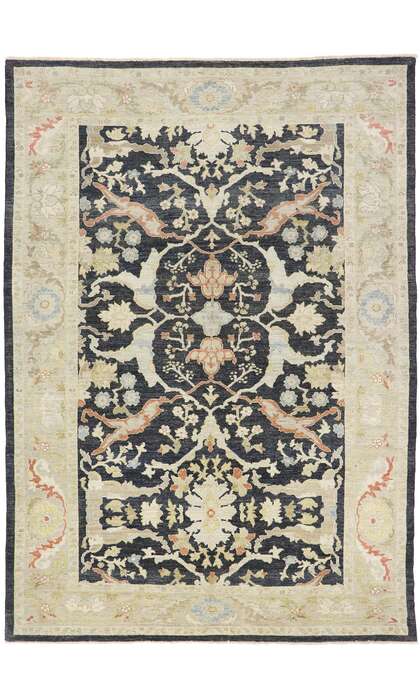 9 x 13 Contemporary Persian Sultanabad Rug 60884