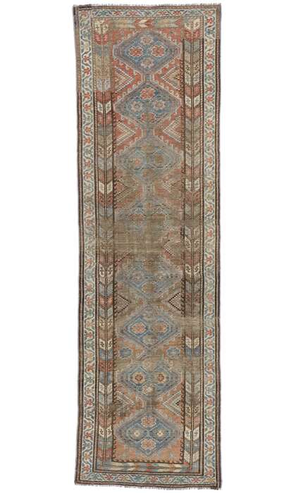 3 x 9 Antique Persian Shiraz Runner 60890