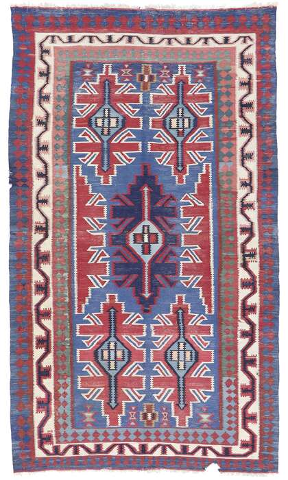 6 x 9 Vintage Persian Shiraz Rug 77646