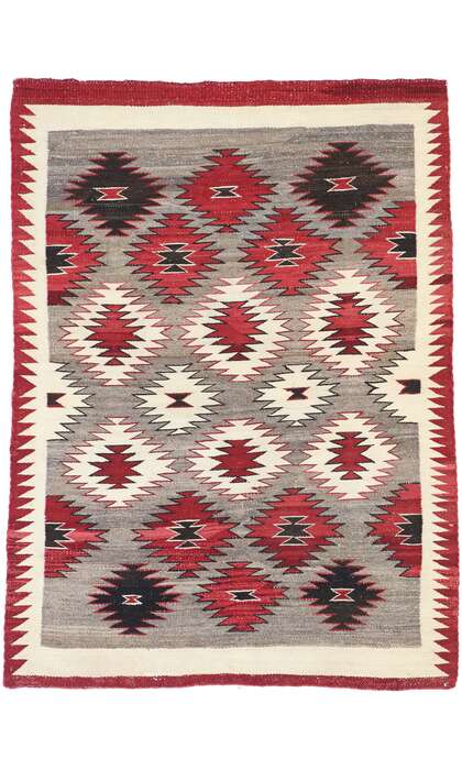 3 x 4 Vintage Navajo Eye Dazzler Rug 77765