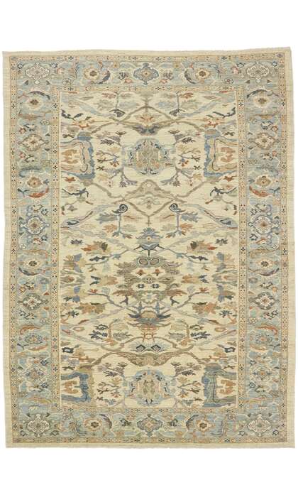 10 x 14 Contemporary Turkish Sultanabad Rug 60898