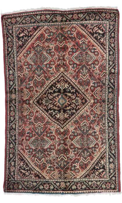 4 x 6 Vintage Persian Mahal Rug 77688