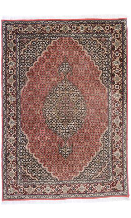 3 x 5 Vintage Persian Mahi Tabriz Rug 77794