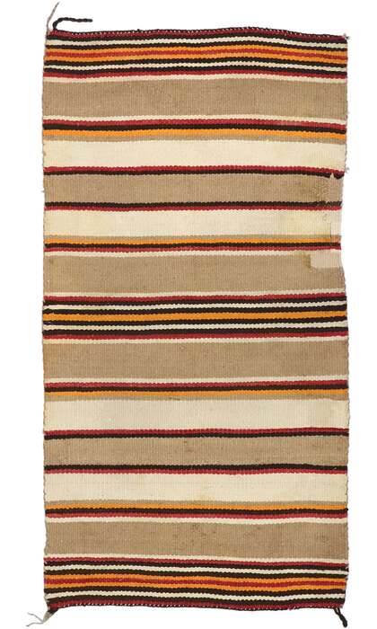 3 x 5 Vintage Navajo Saddle Blanket Rug 77846