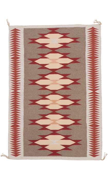 3 x 4 Vintage Navajo Eye Dazzler Rug 77867