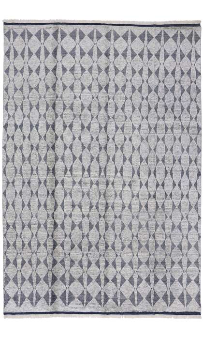 9 x 13 Gray Moroccan Rug 30354