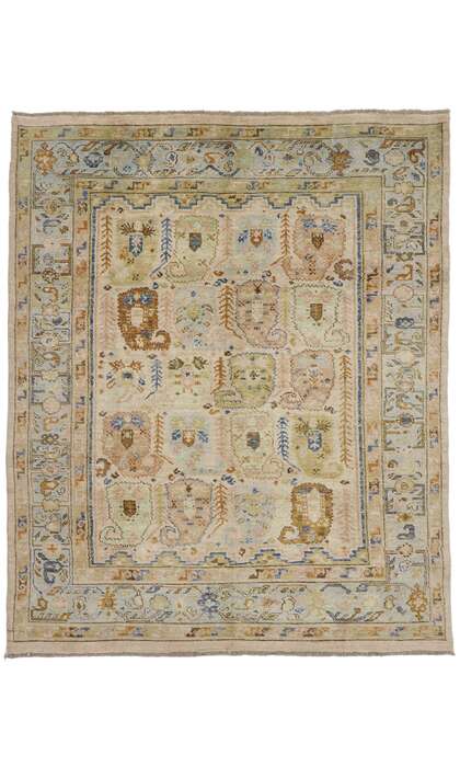 8 x 10 Contemporary Oushak Rug 80678