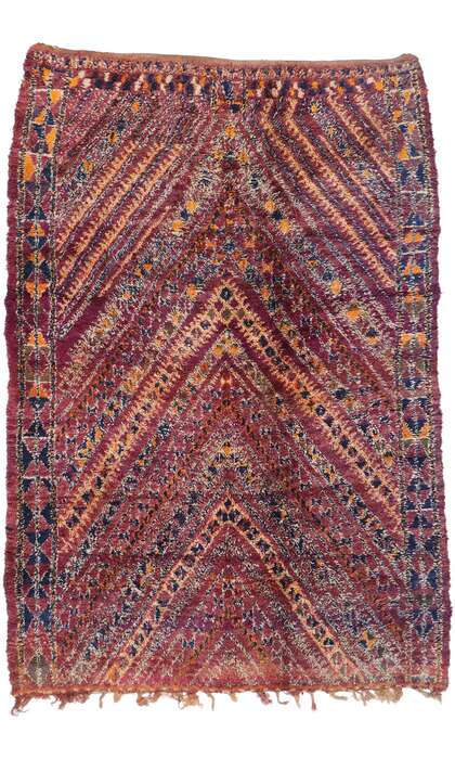 7 x 10 Vintage Moroccan Rug 21324