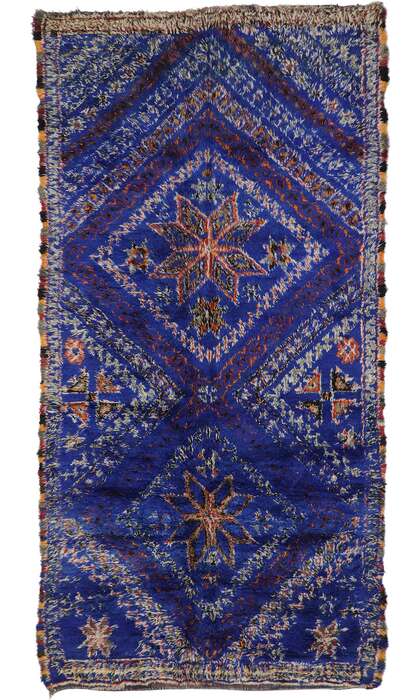 7 x 13 Vintage Moroccan Rug 21337