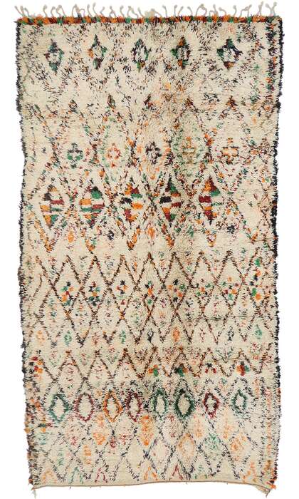 6 x 11 Vintage Moroccan Beni Ourain Rug 21386