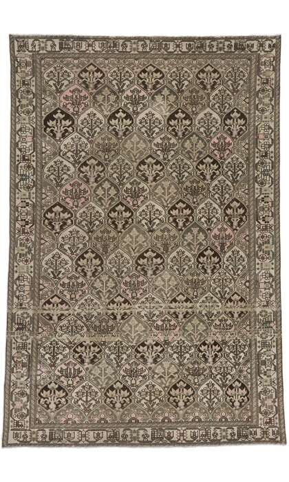 7 x 10 Antique Persian Bakhtiari Rug 60942