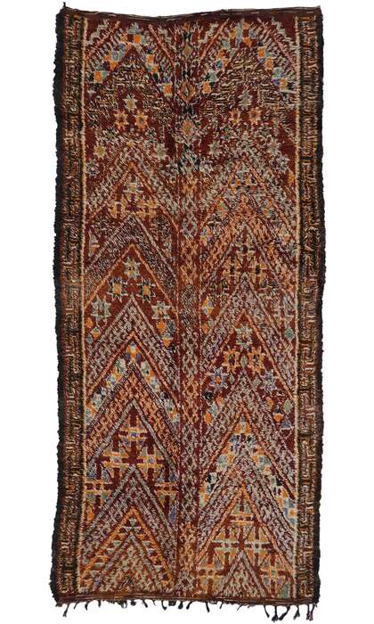 6 x 14 Vintage Beni M'Guild Moroccan Rug 21213