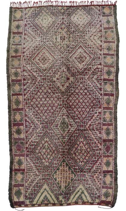 7 x 13 Vintage Moroccan Rug 21234