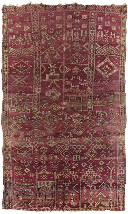 7 x 11 Vintage Moroccan Rug 21266