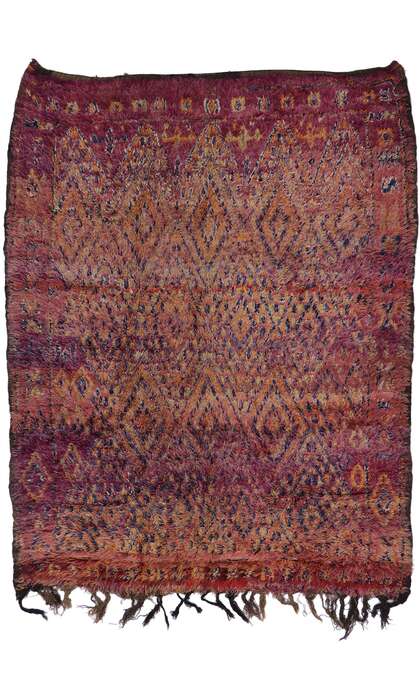 7 x 9 Vintage Moroccan Rug 21312