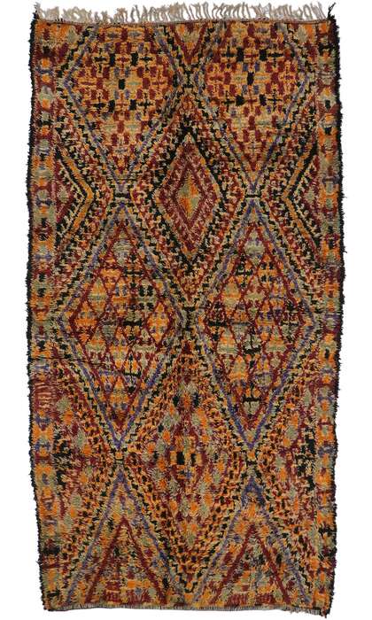 7 x 13 Vintage Moroccan Rug 21339